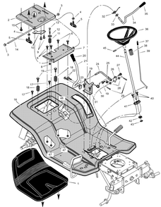 Part Location Diagram of F-010787L Murray Manual and Parts List